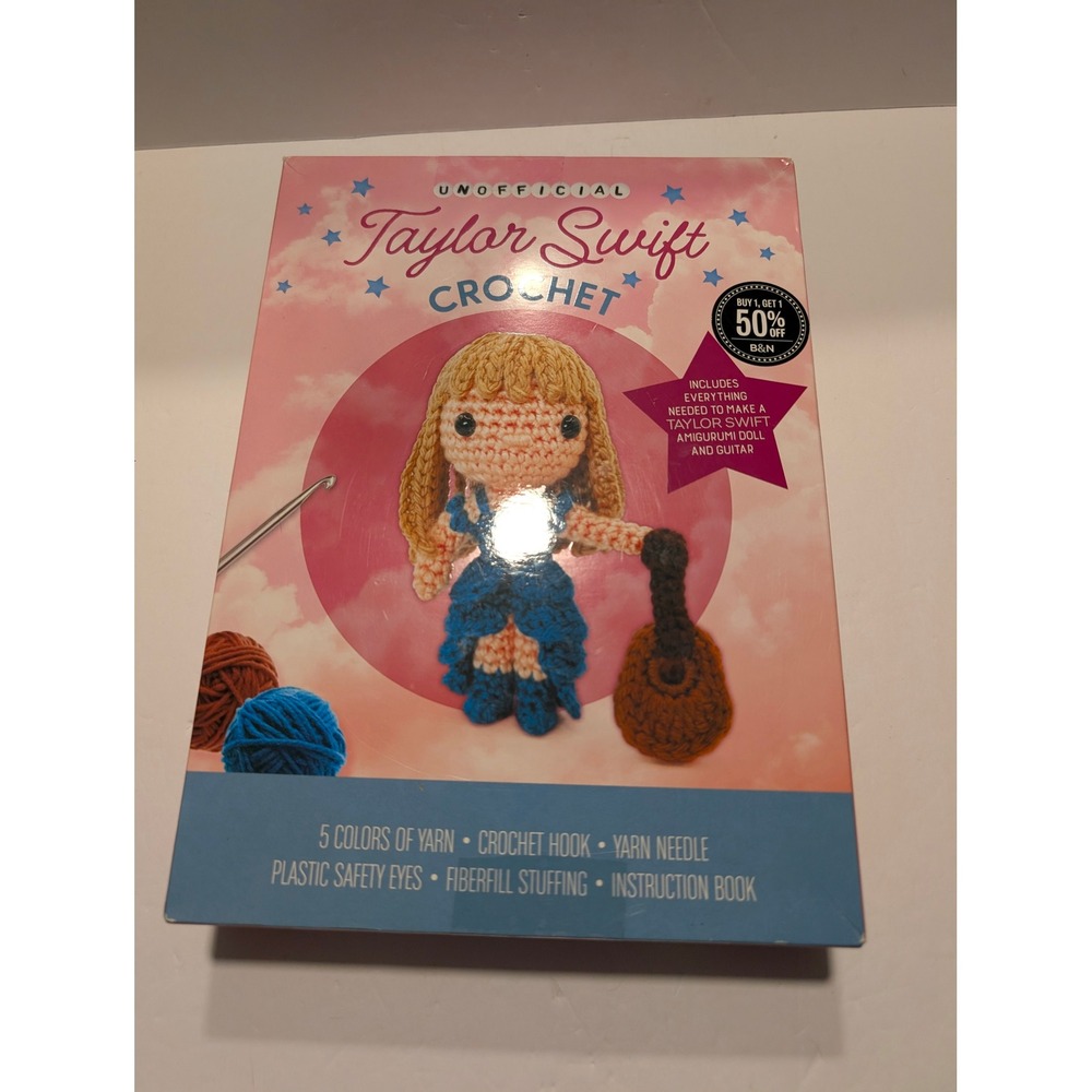 Unofficial Taylor Swift Crochet Kit Amigurumi Doll Craft Set Chartwell Books